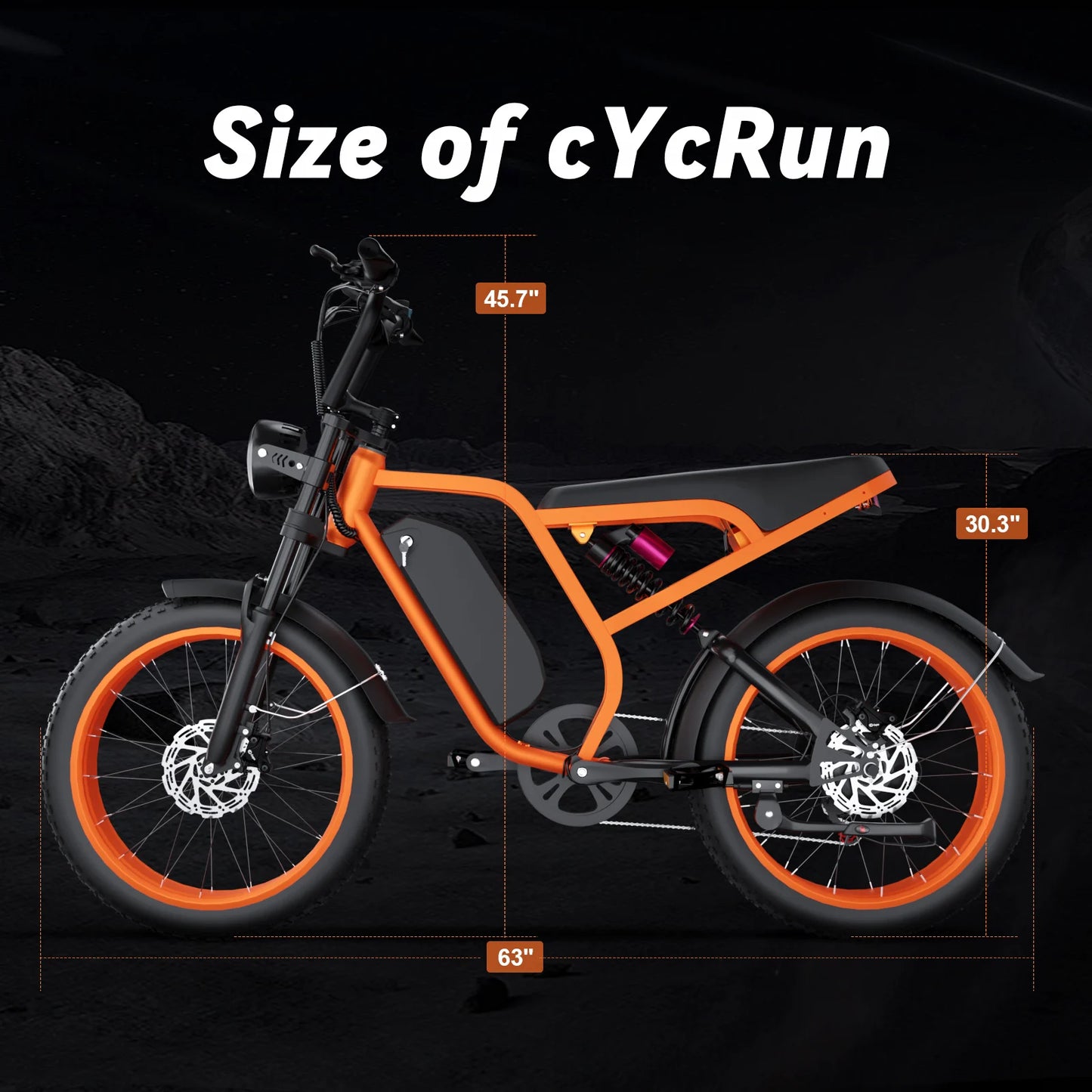Moobelo B8 Electric Bike 1500W Motor 80 Miles Range