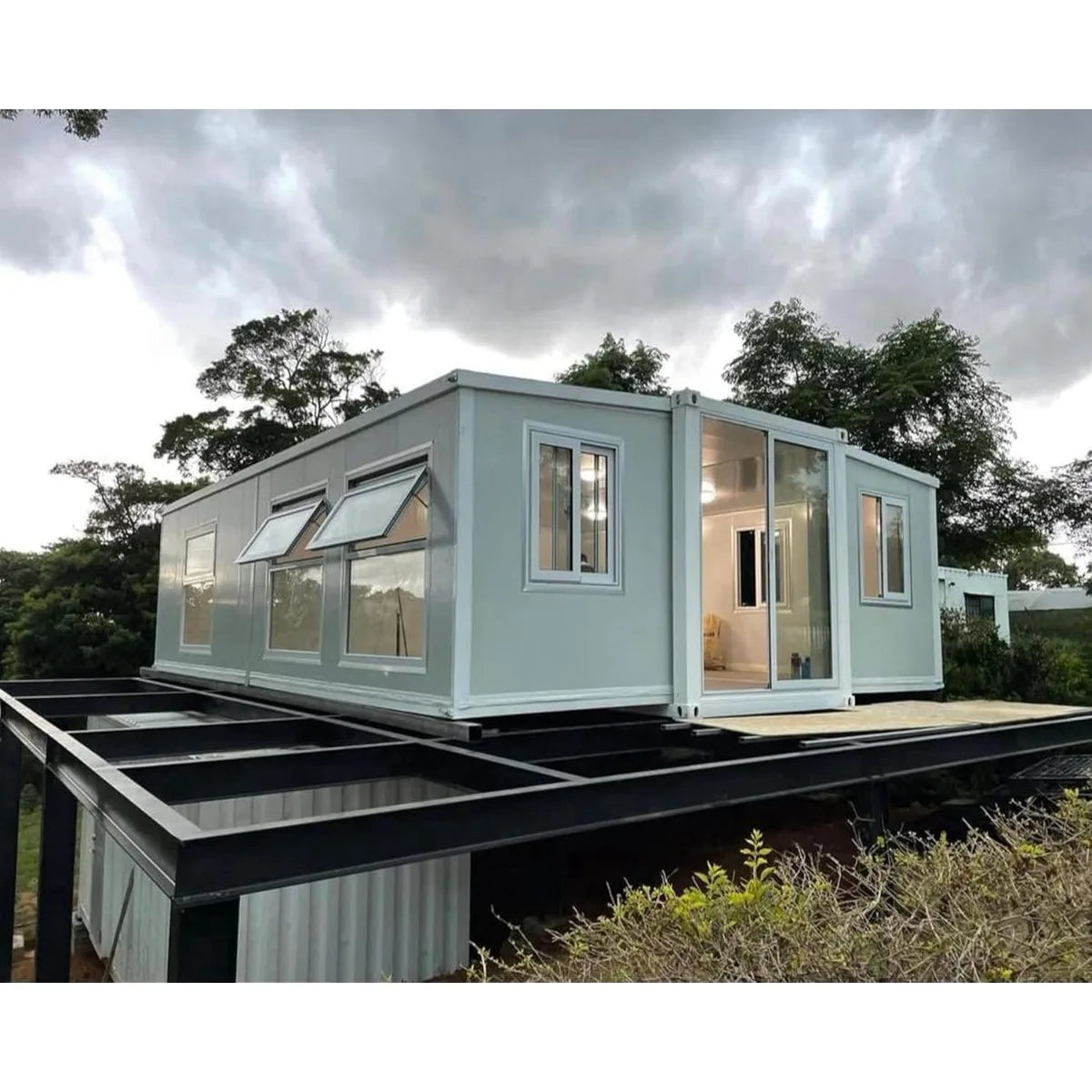 High Concerned Prefab 3 Bedroom Tiny Home With Kitchen Bathroom