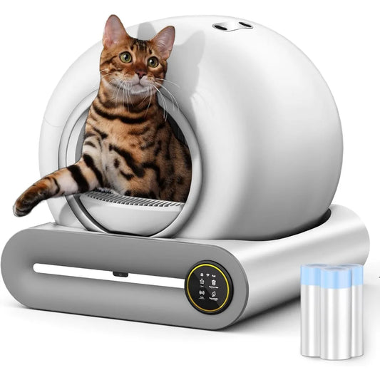 Automatic Cat Litter Box Robot For Multiple Cats App Control