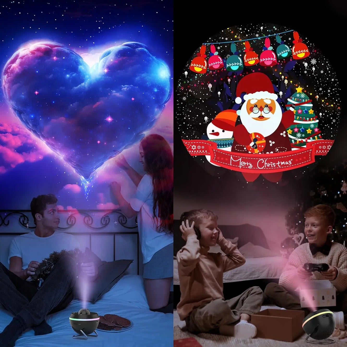 Mexllex Meteor Starry Galaxy Projector Night Light With LED
