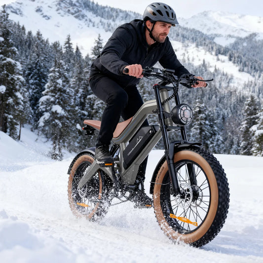 1000W Off Road Electric Bike With Hydraulic Disc Brakes NFC Unlock
