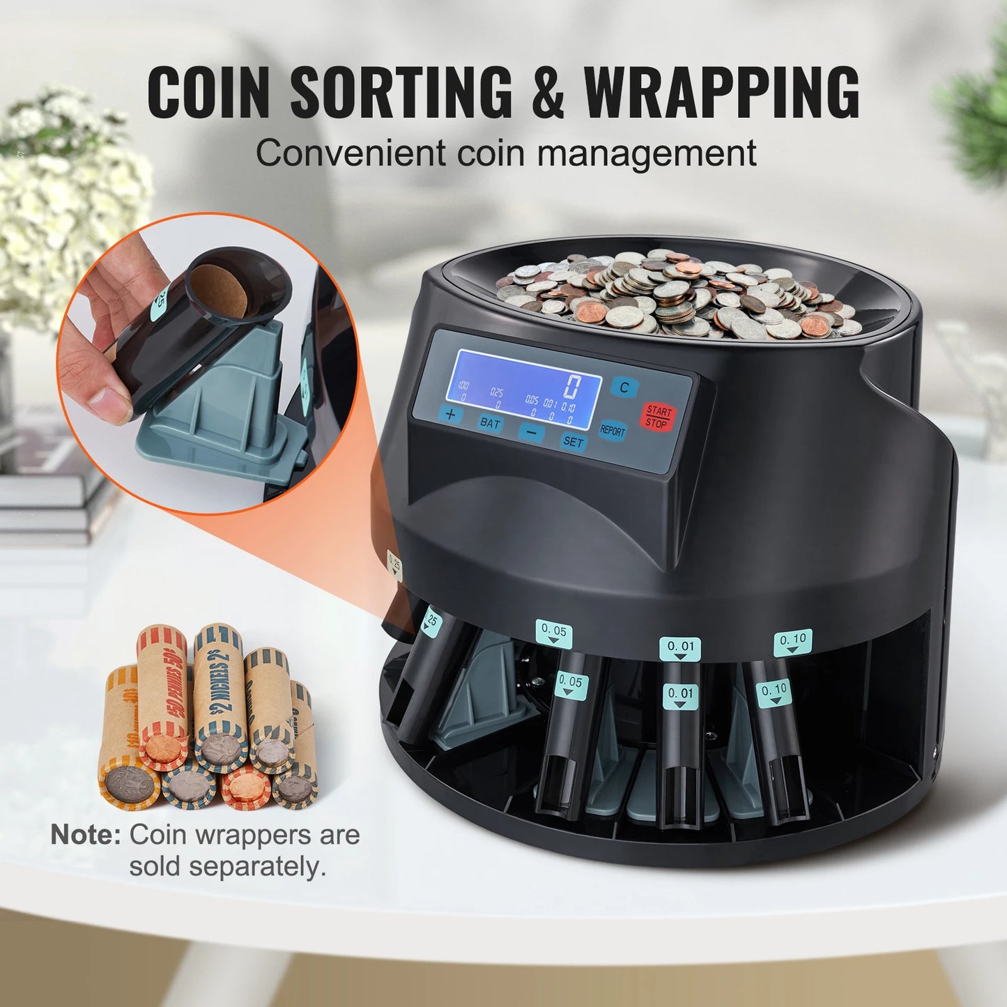 SucceBuy Coin Sorter Counter 230 To 300 Coins Per Minute
