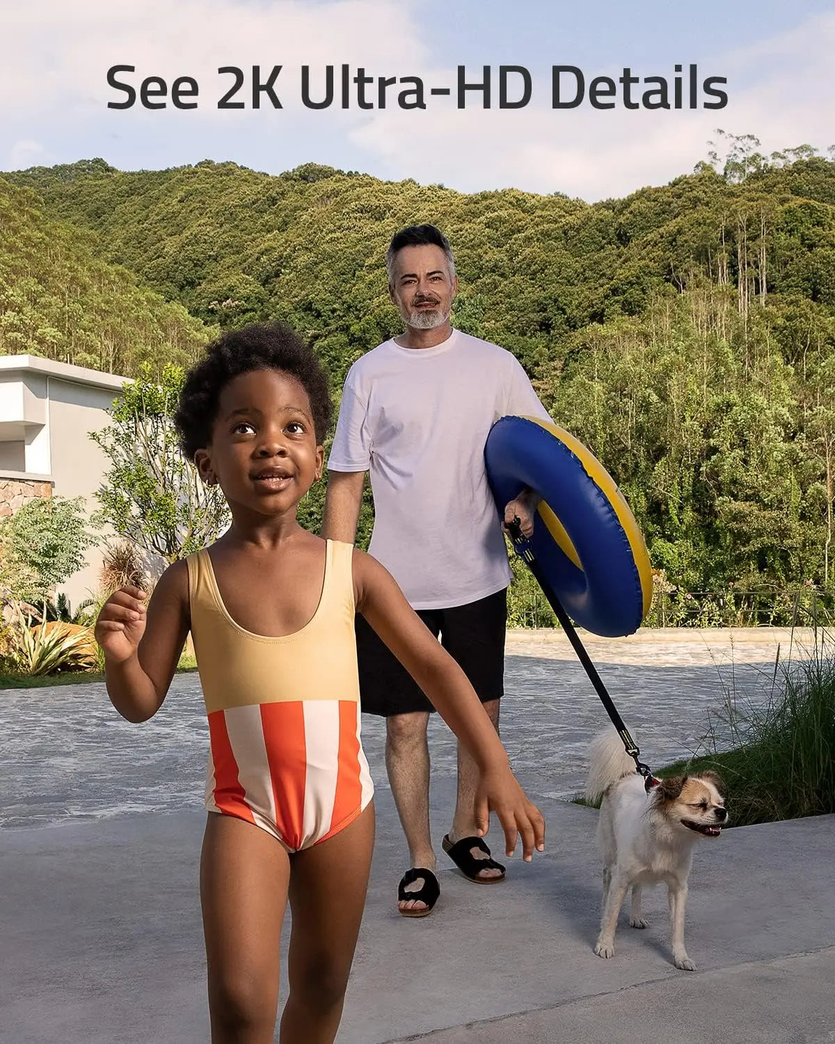 2K HD Video Doorbell With Battery Power And Motion Alerts