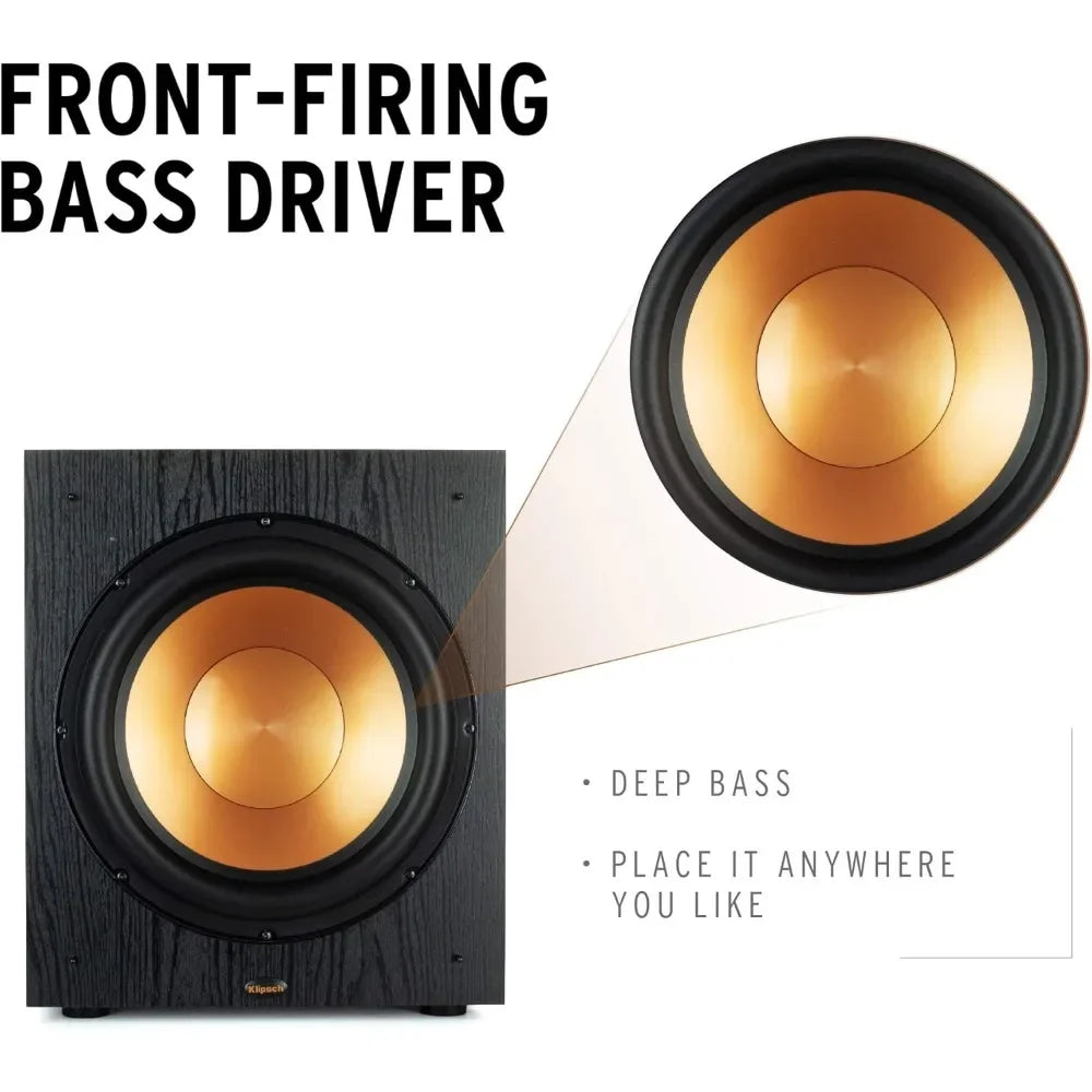 Front-Firing Subwoofer 420W Peak Power 200W Continuous 400W Dynamic