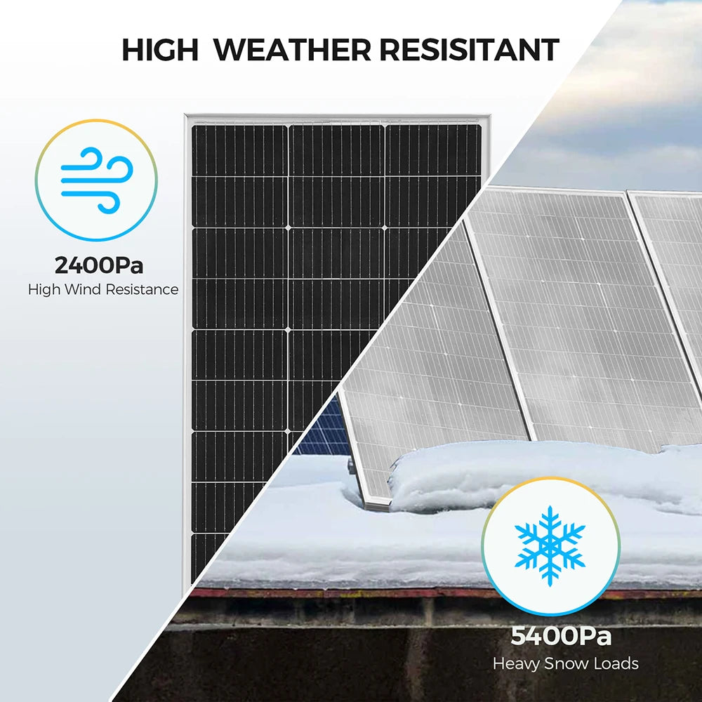 BOGUANG 150W 18V Solar Panel For Off Grid Battery Charging