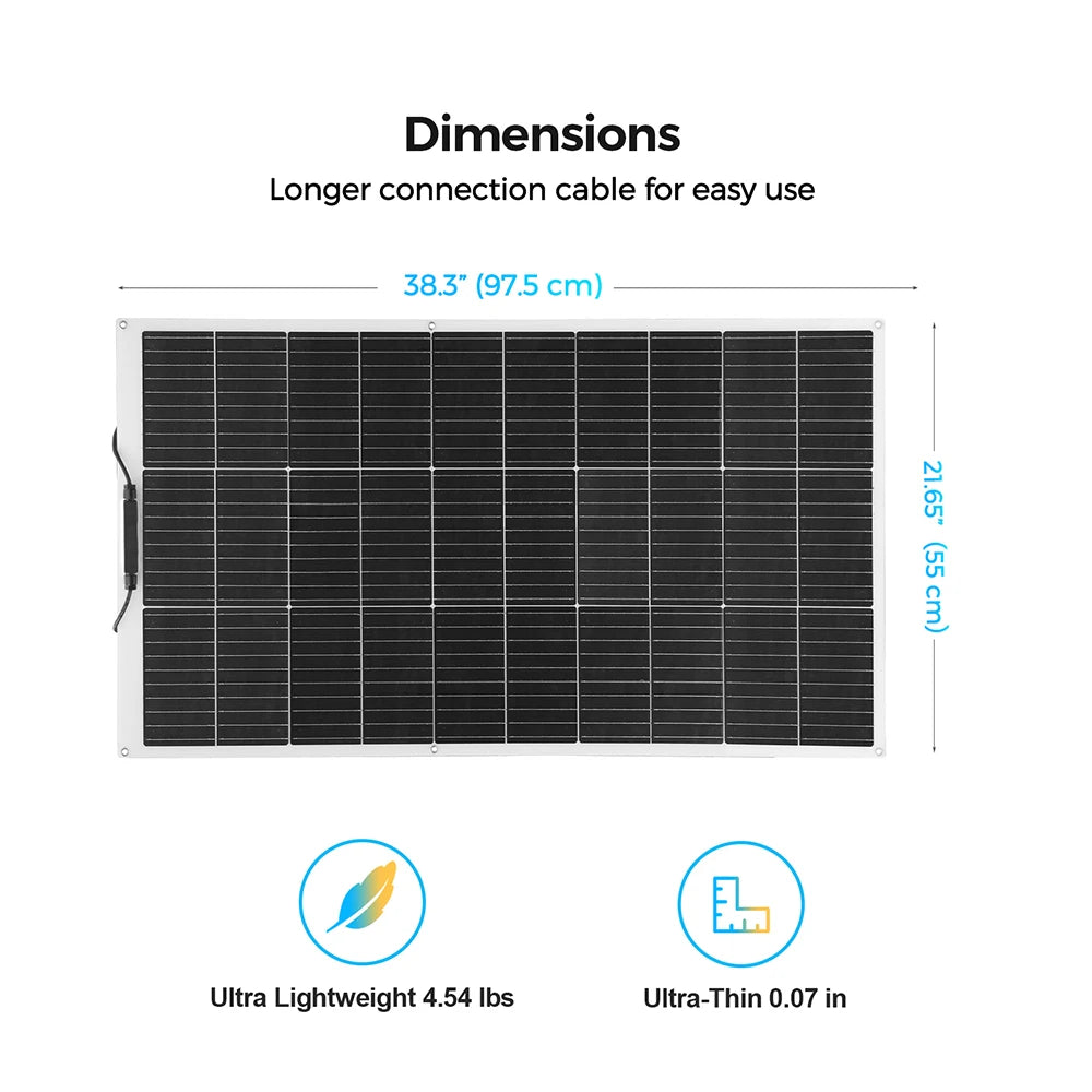 Xinpuguang Solar Panel Kit 12V 100W 200W Flexible 24V