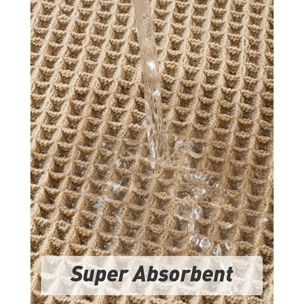 CN Fujian Upgraded Waffle Bath Mat Super Absorbent Non Slip