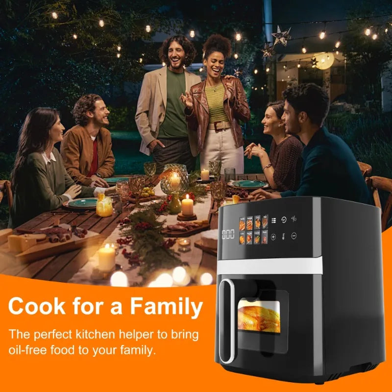 HAOYUNMA Bluebow Air Fryer 8 In 1 Digital LED Display