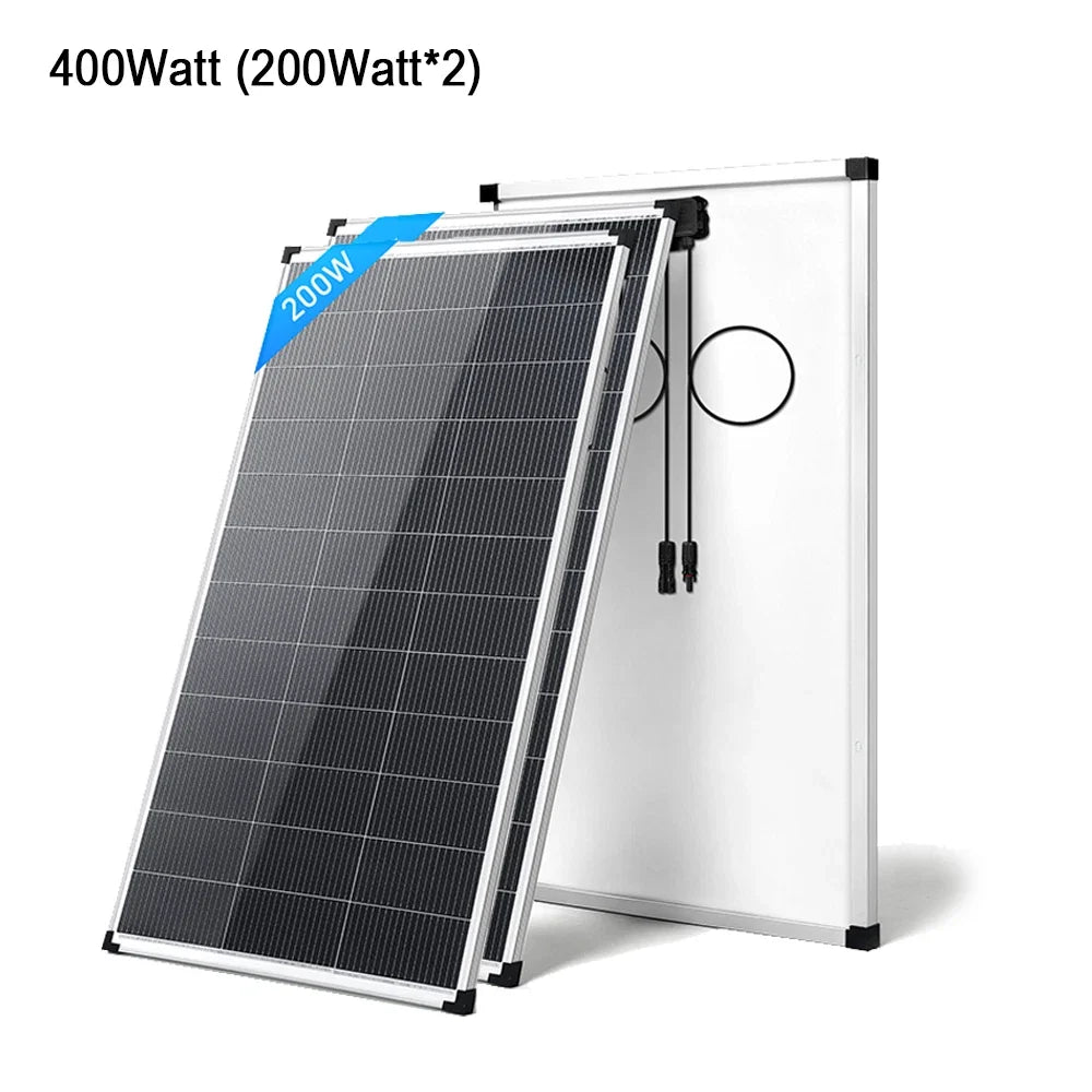 AeternaSol 200W N Type Monocrystalline Solar Panel Kit Off Grid PV System