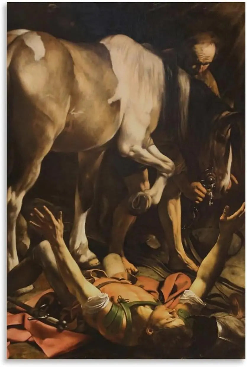 Hignconerned Saint Paul Caravaggios Canvas Art Poster