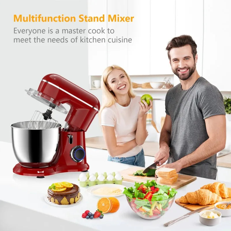 Haoyunma Stand Mixer 10 Speed Tilt Head Kitchen Mixer