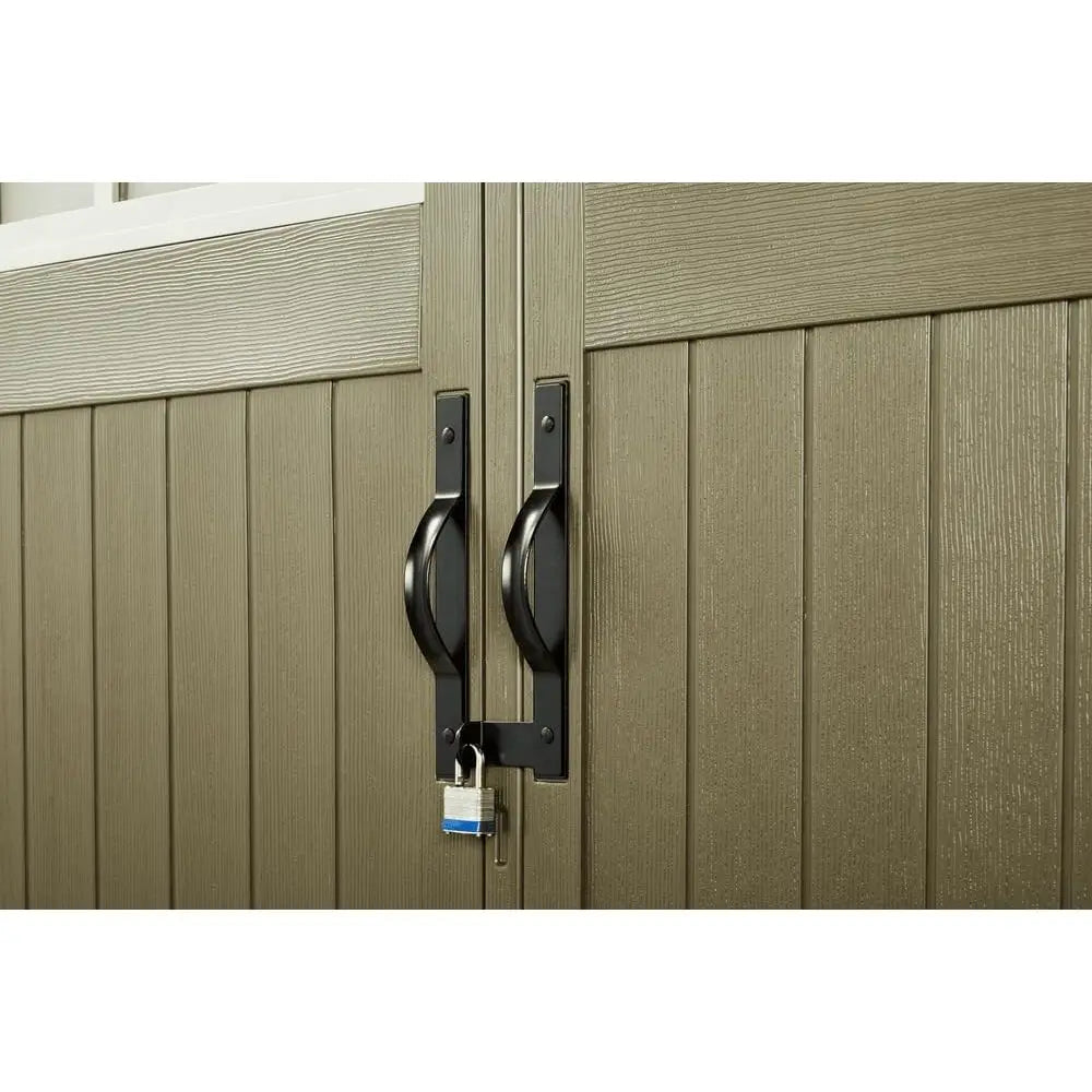 Outdoor Storage Shed For Garden Tools And Lockable Double Doors