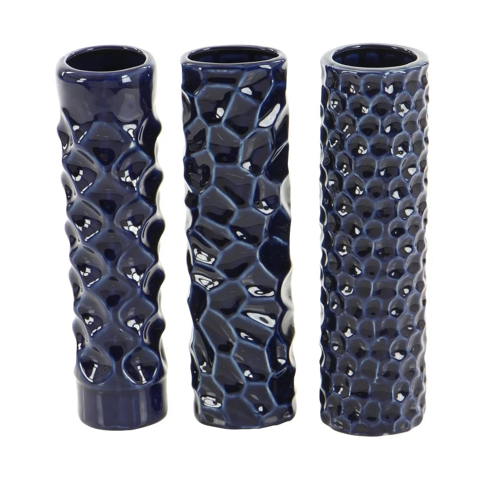 Hign-concerned Ceramic Vases Geometric Cylinder Design