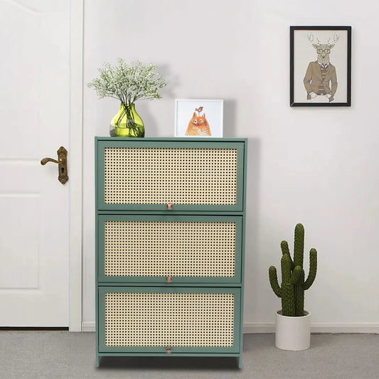 Drawer 7 Layer Bamboo Shoe Storage Organizer For Entryway