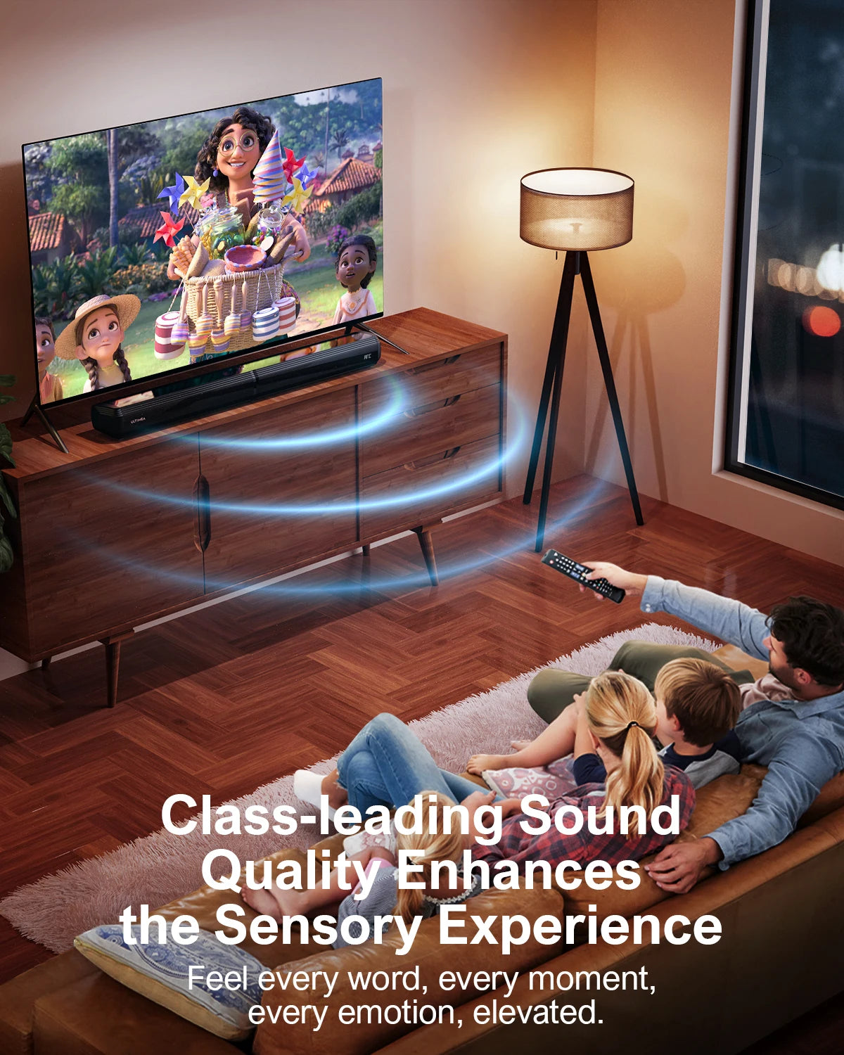 Ultimea 100W TV Sound Bar Detachable Bluetooth Apollo S40