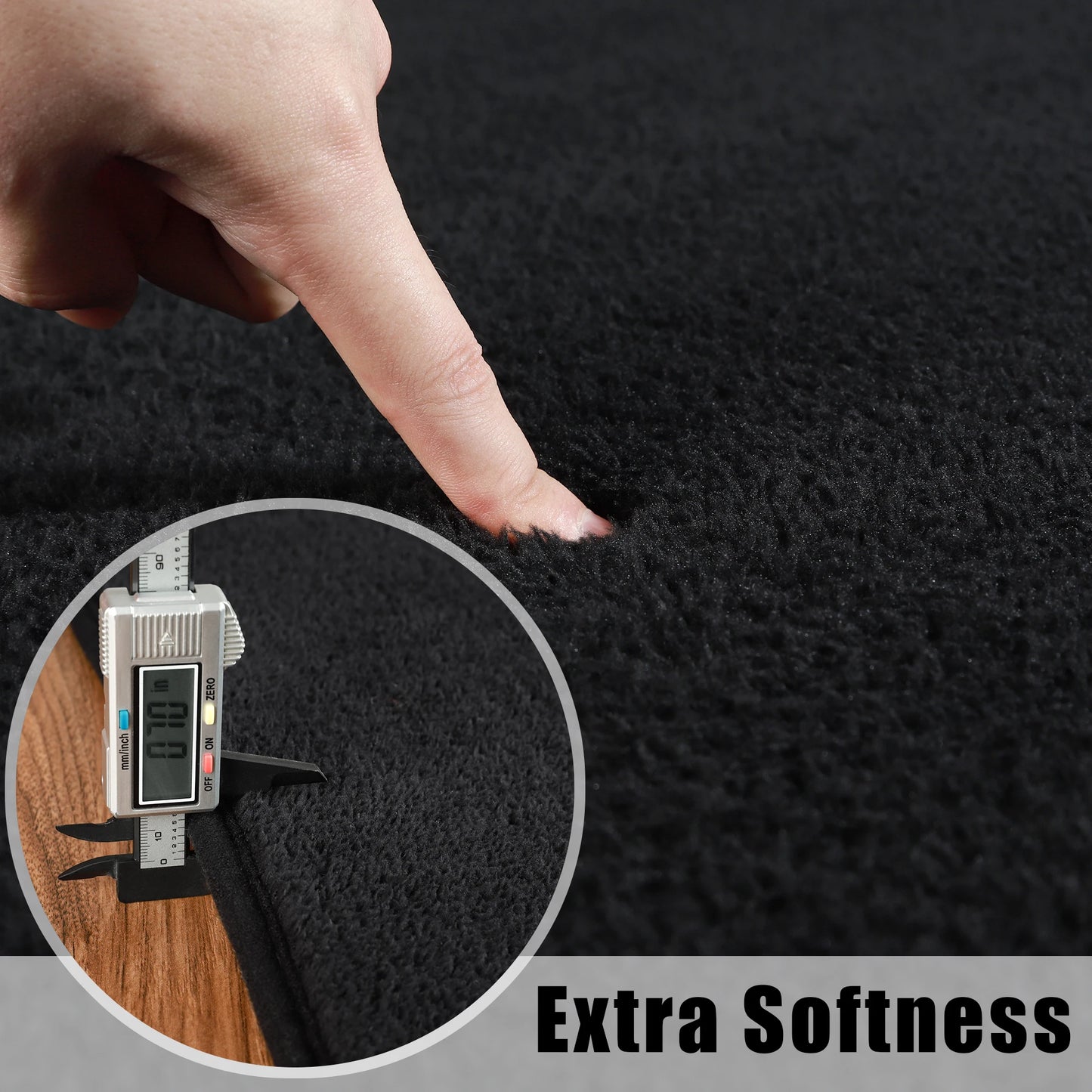 Hign-concerned Living Room Rug Non-Slip Soft Floor Mat
