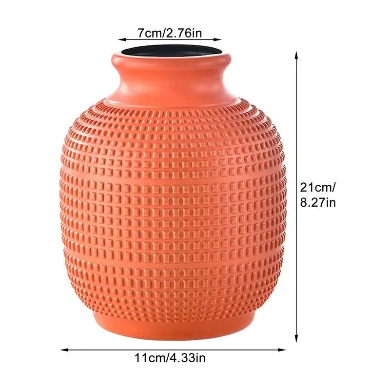 Function Ceramic Look Vase Centerpiece For Home Decor