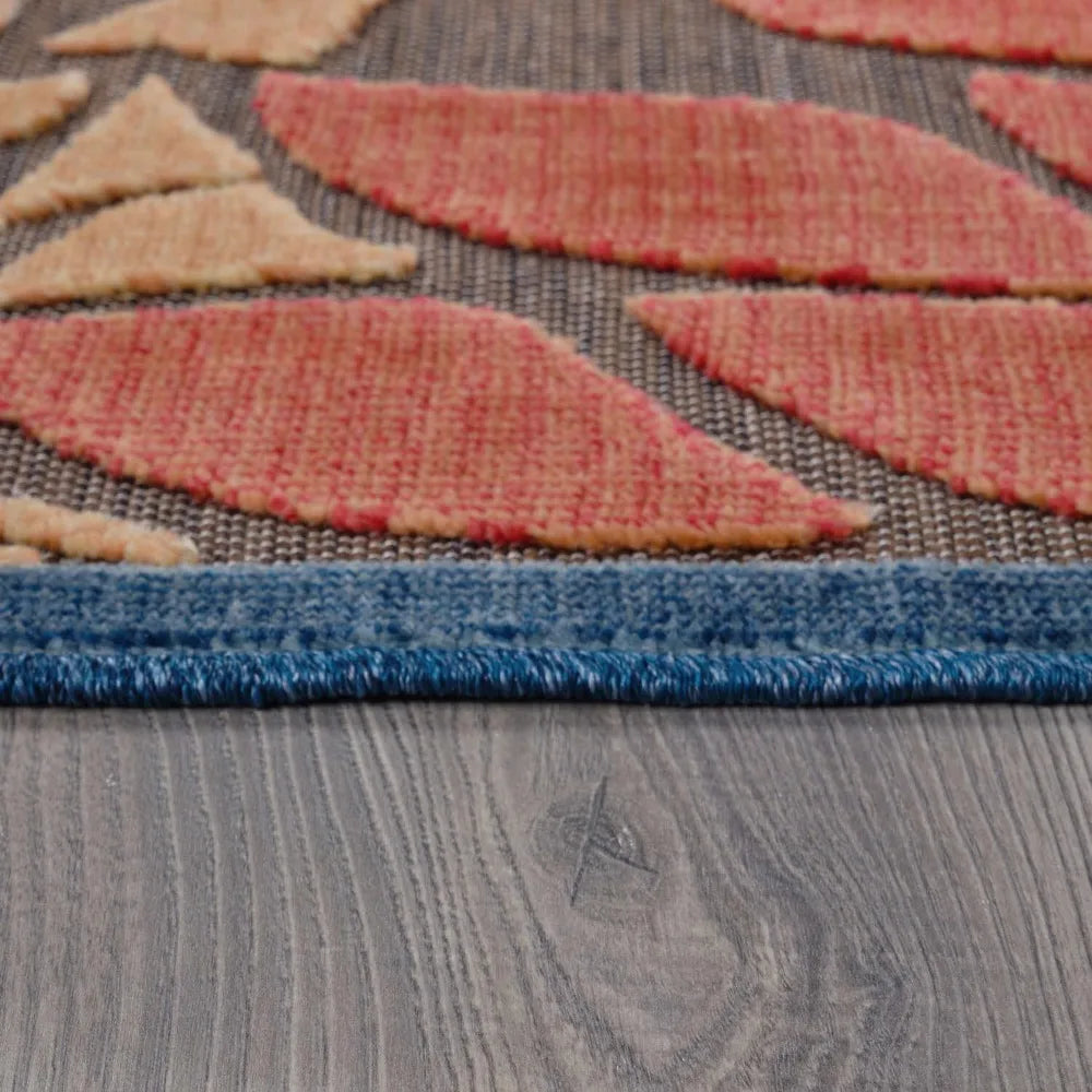 XMSJHignconcerned Outdoor Rug Modern Floral Tropical Patio