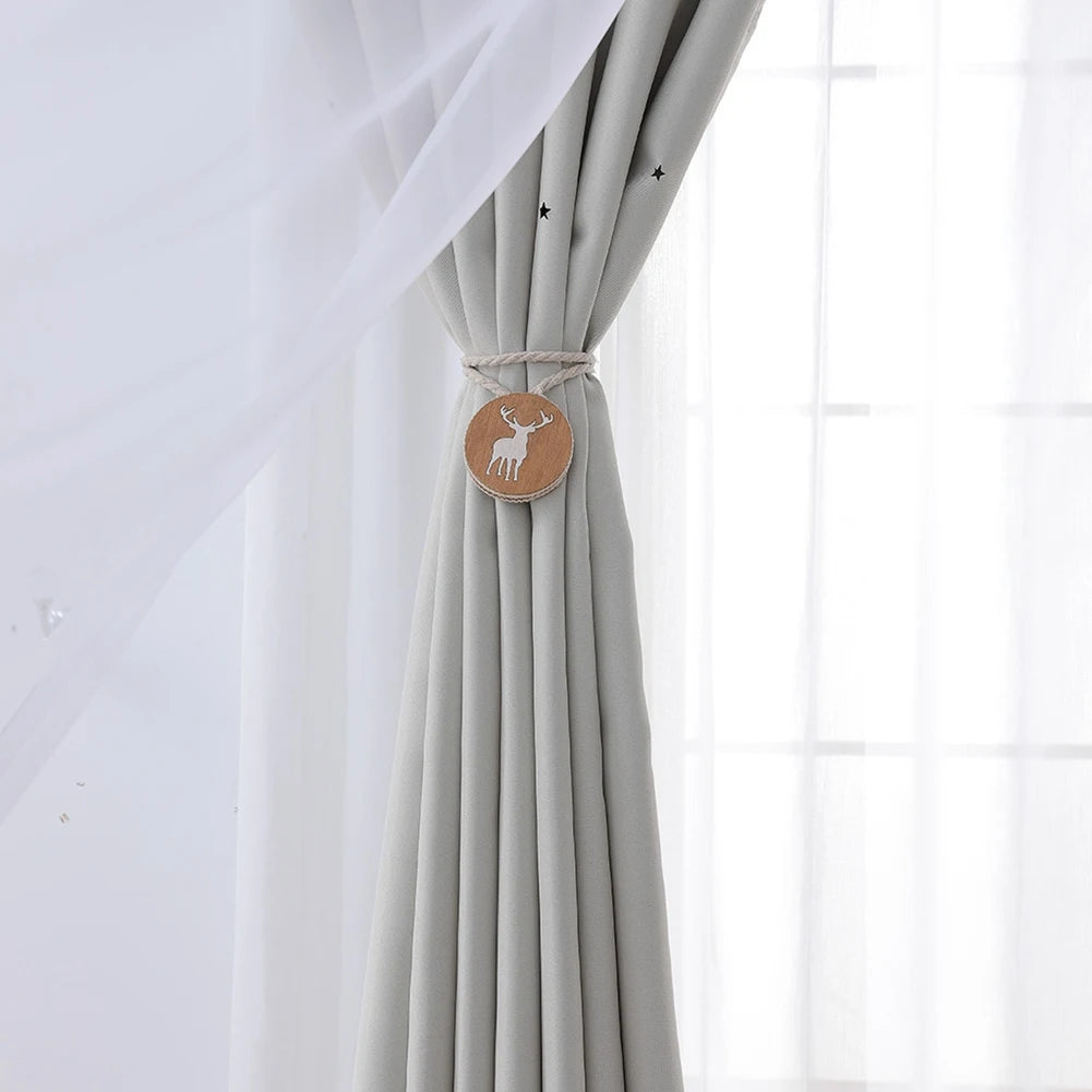 Guangdong Craft Weaving Hollow Out Star Curtain Sky Drape