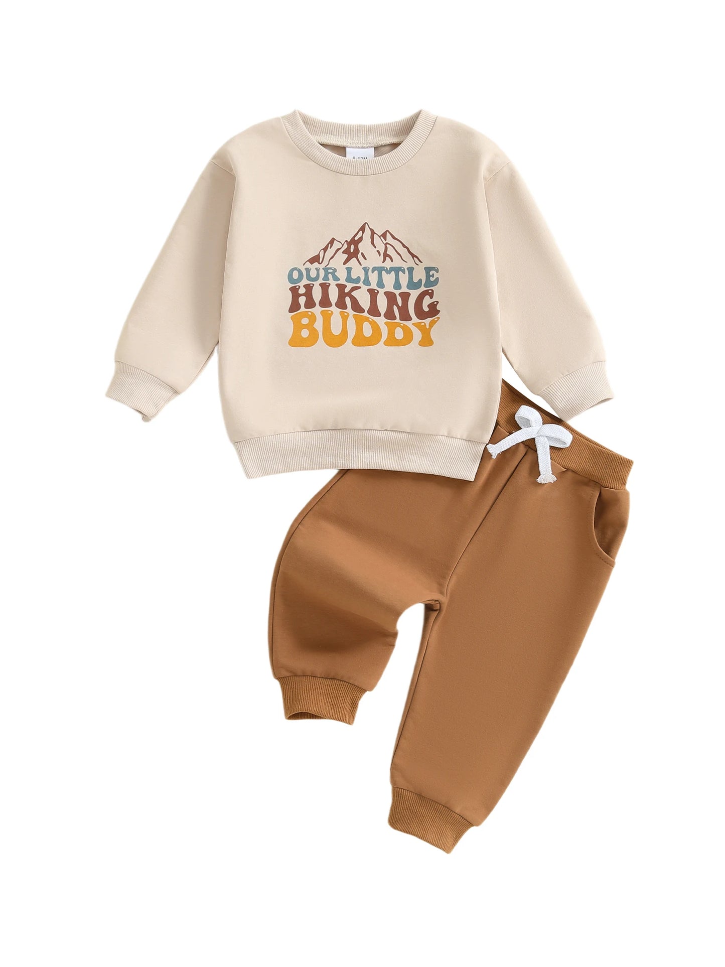 CN Guangdong Baby Girls Winter Set Animal Print Hoodie Leggings