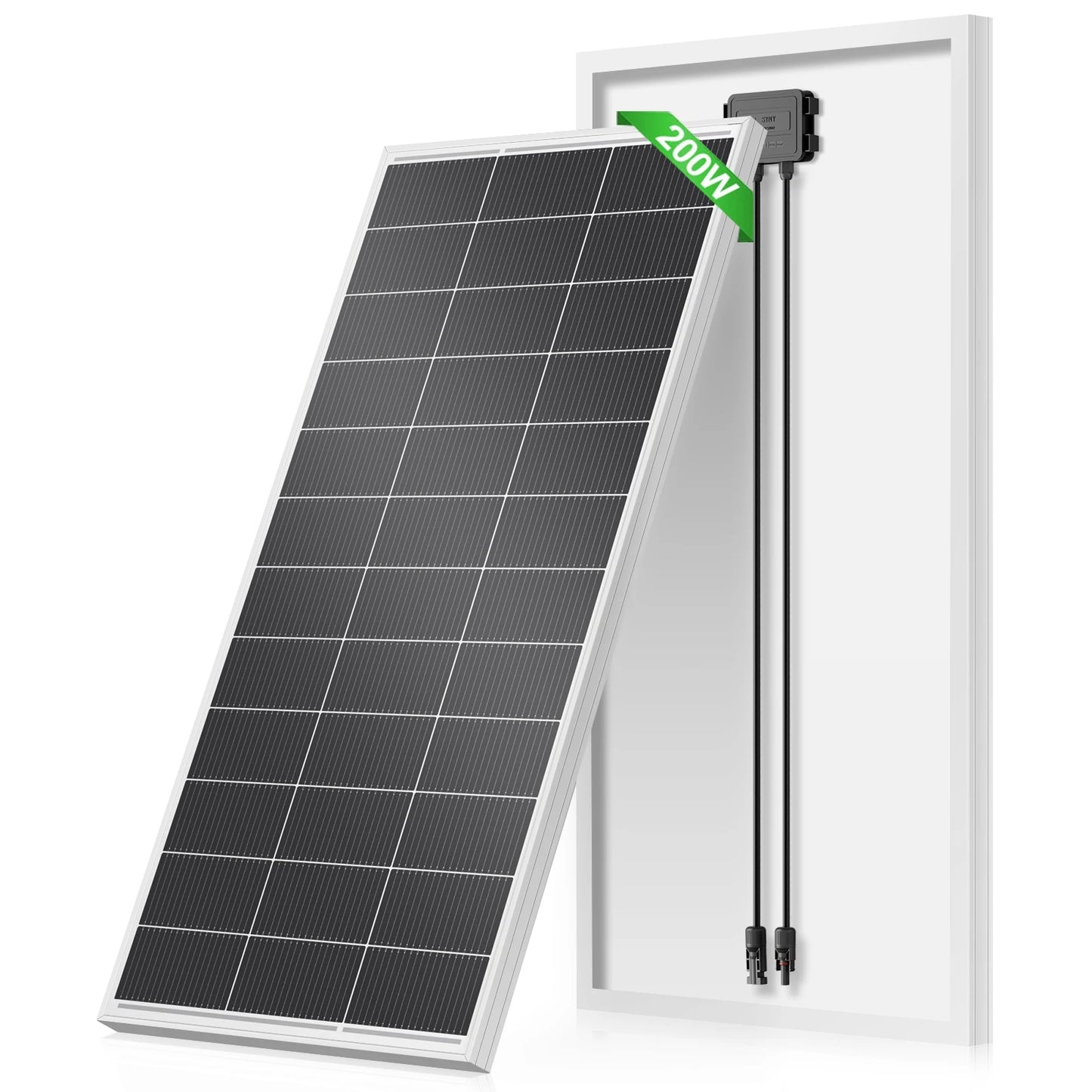 Rvpozwer 400W 12V Monocrystalline Solar Panel Off Grid