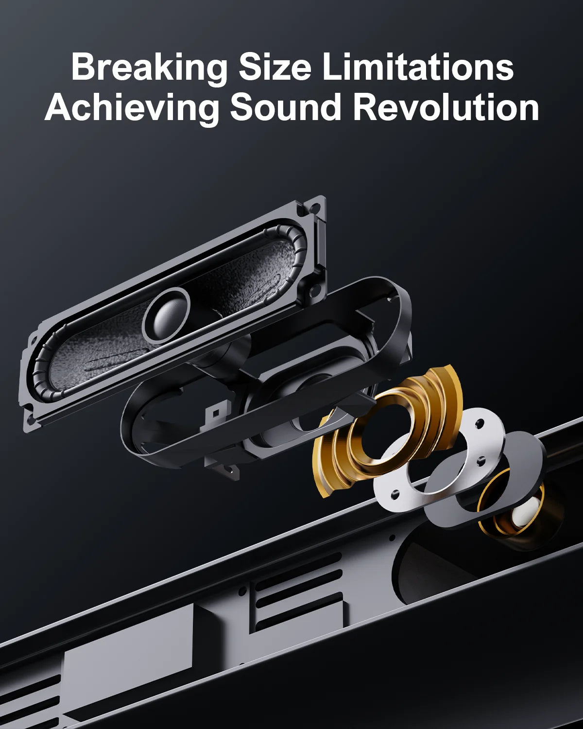 ULTIMEA 2.1 Sound Bar for TV Dolby Atmos with Subwoofer