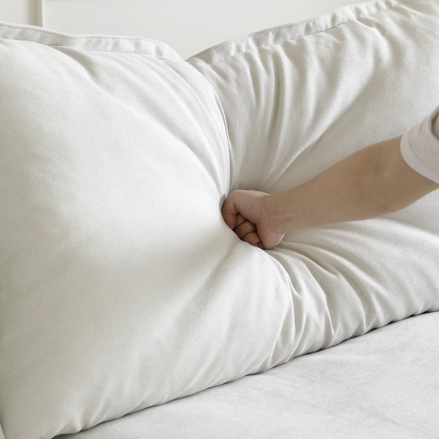 SdorensCN L Shape Corner Sectional Sofa Modular Down Fill Convertible