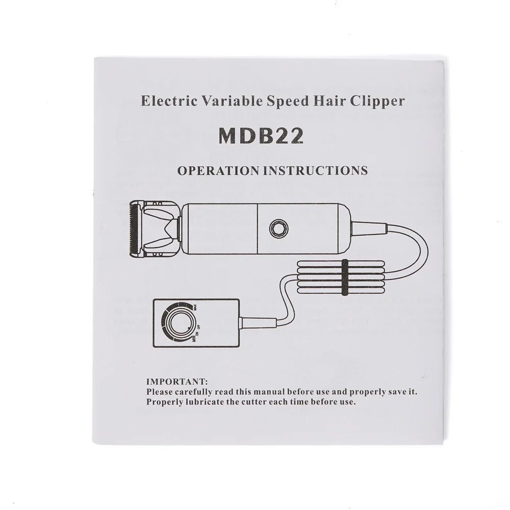 Pet Hair Clipper Low Noise High Efficiency Electric Variable Speed