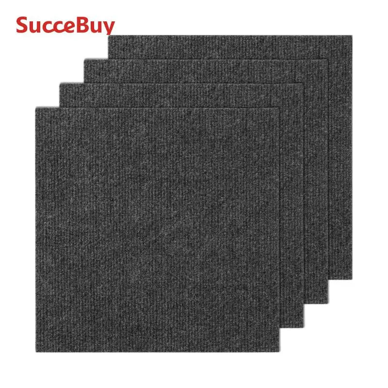 SucceBuy Peel And Stick Carpet Tiles Self Adhesive Flooring