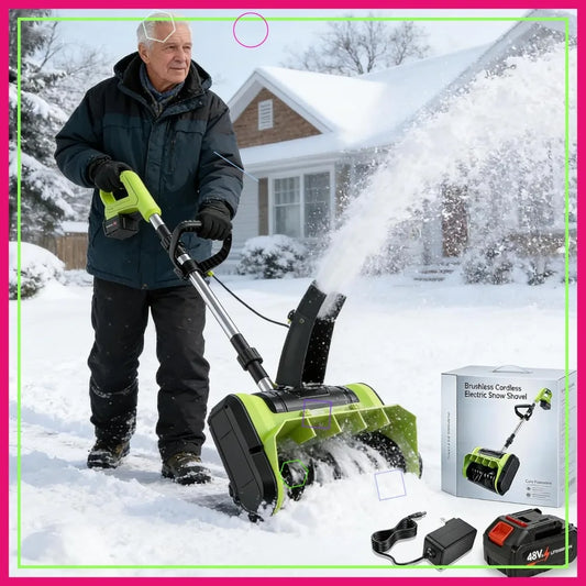 Brushless Cordless Snow Shovel 40V Battery Powered Snow Blower