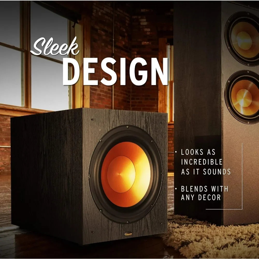 Front-Firing Subwoofer 420W Peak Power 200W Continuous 400W Dynamic