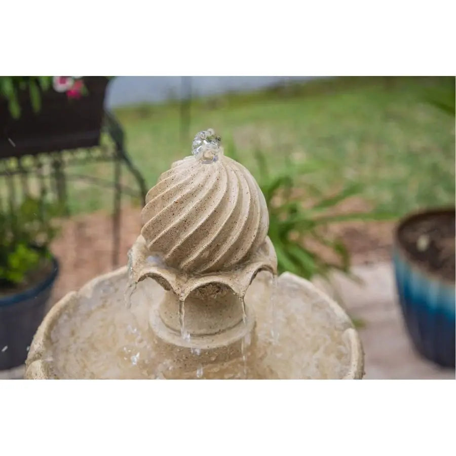 XMSJ Frost Outdoor Solar Floor Fountain For Garden Decor