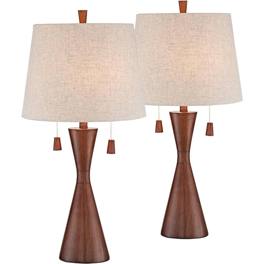 Hign Concerned Omar Mid Century Modern Table Lamps Set of 2