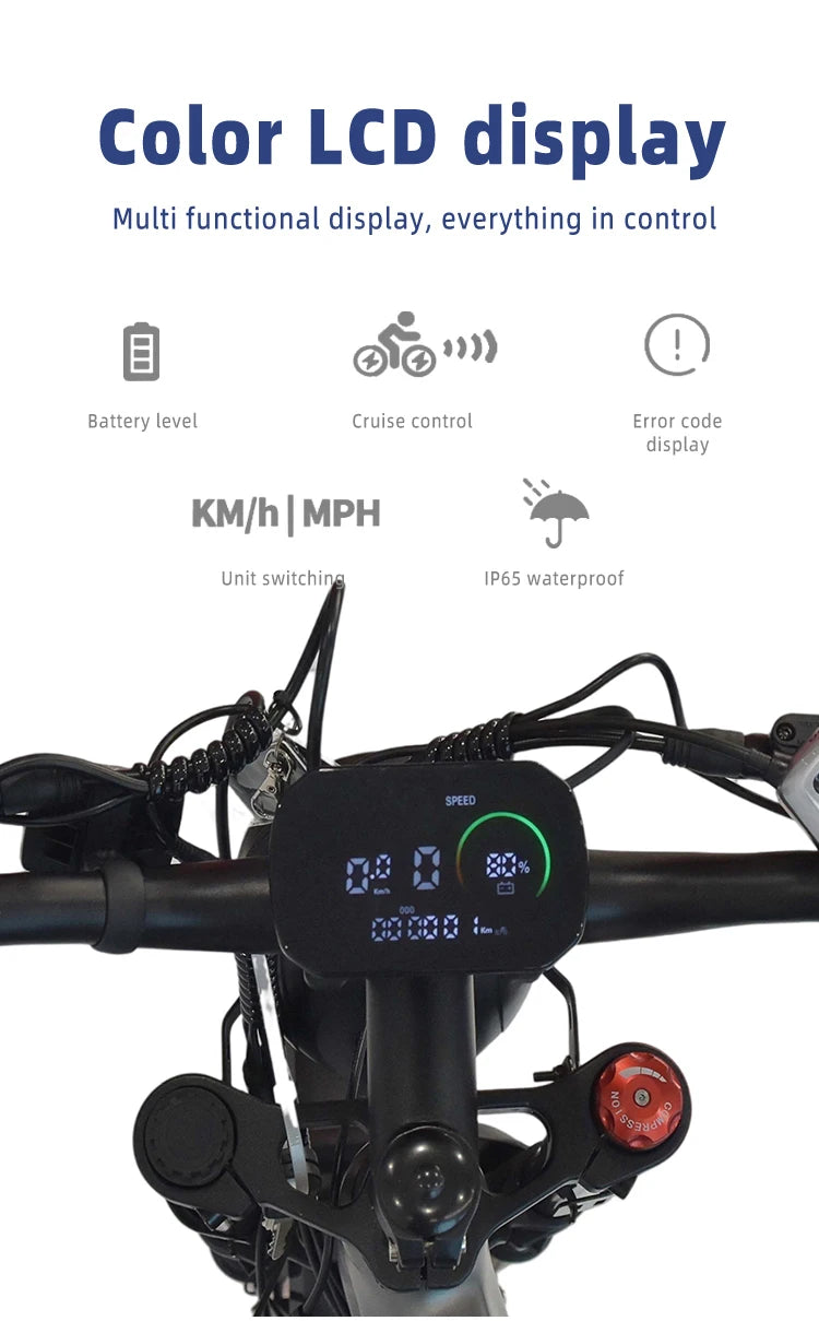 Electric Snowmobile 1000W 48V Lithium Battery Off Road