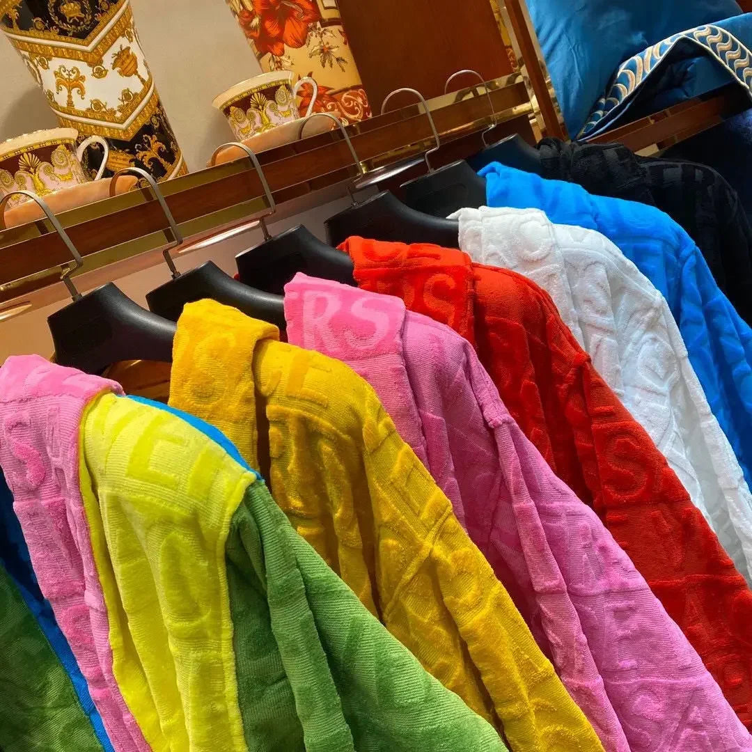 Guangdong Unisex Bathrobe Fleece Pockets Nightwear