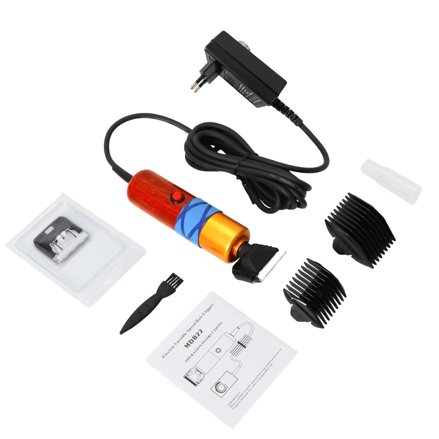 Pet Hair Clipper Low Noise High Efficiency Electric Variable Speed