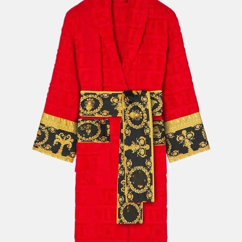 Guangdong Unisex Bathrobe Fleece Pockets Nightwear
