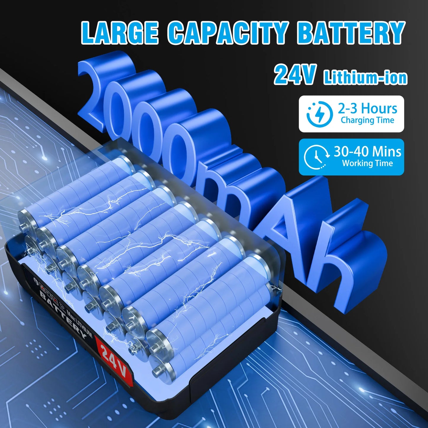 21V Cordless Grass Trimmer 3 In 1 Edger Brush Cutter