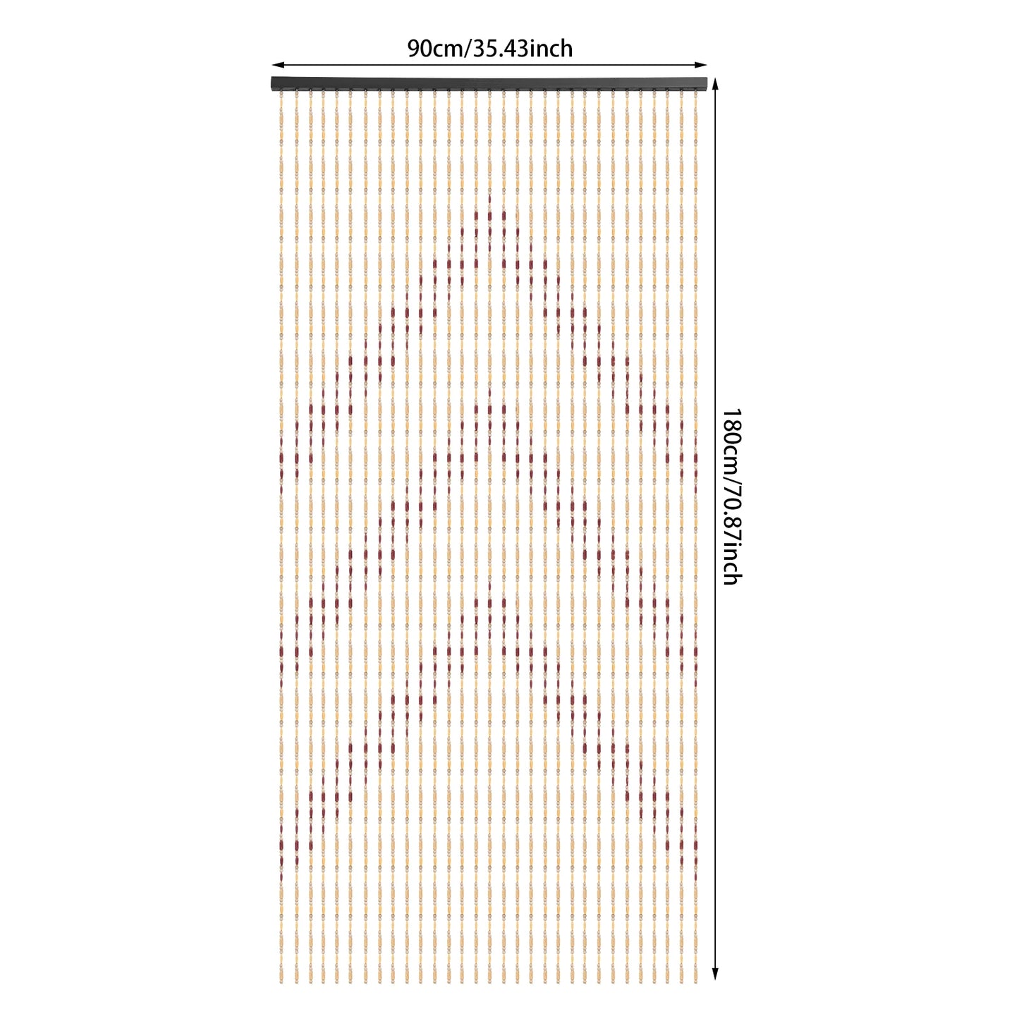 Guangdong Bamboo Beaded Curtain For Doorway Entrance