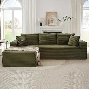 DAFIFY Boneless Sectional Couch With L Shaped Chaise
