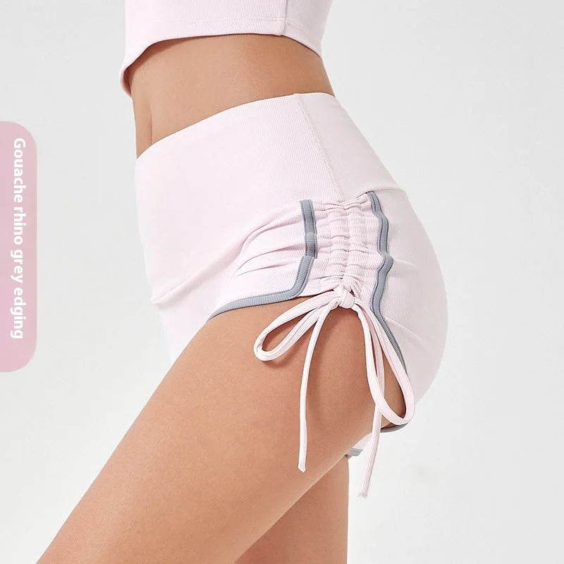 Craft Yoga Shorts Women Drawstring High Elastic Running