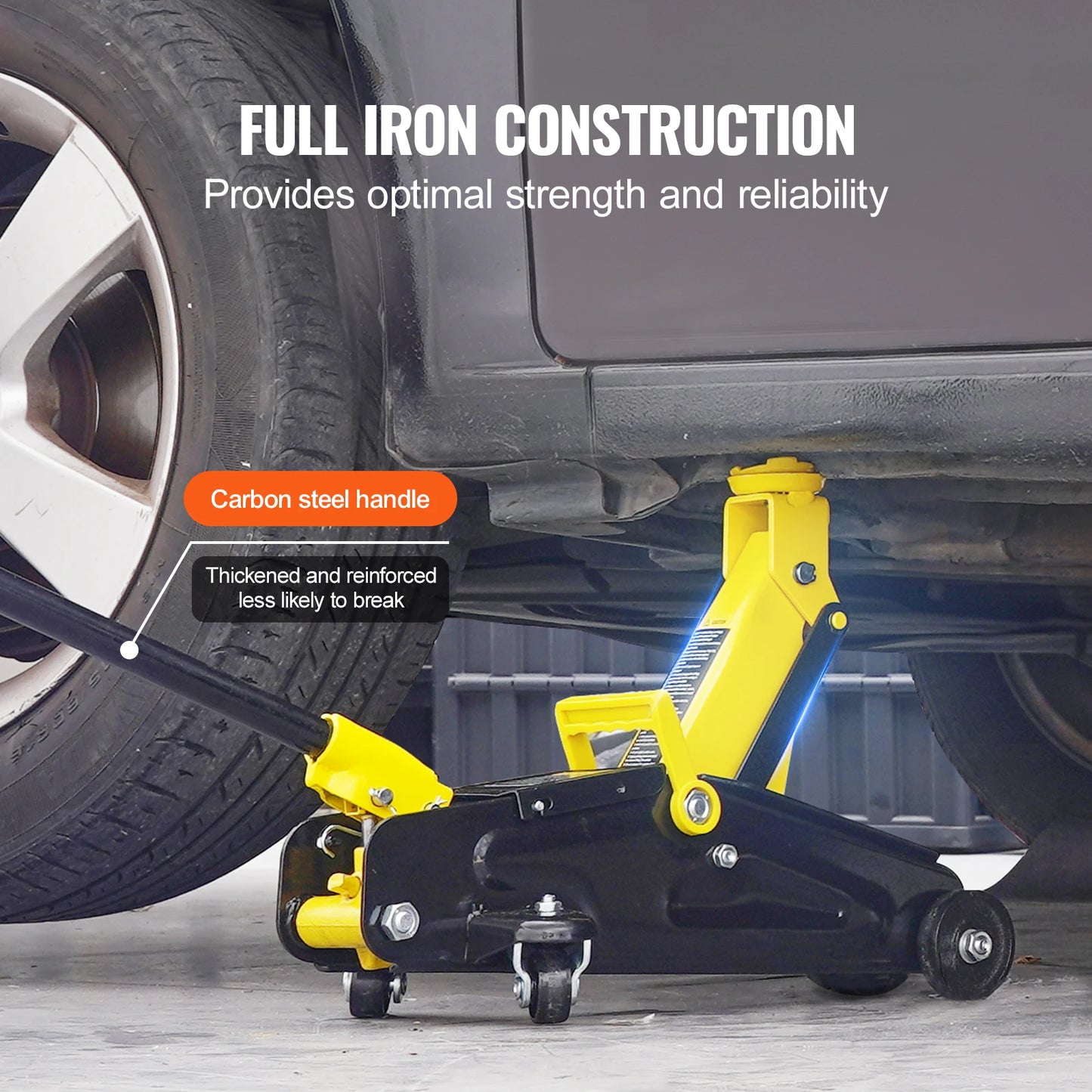 SucceBuy 2Ton Low Profile Floor Jack Heavy Duty Hydraulic