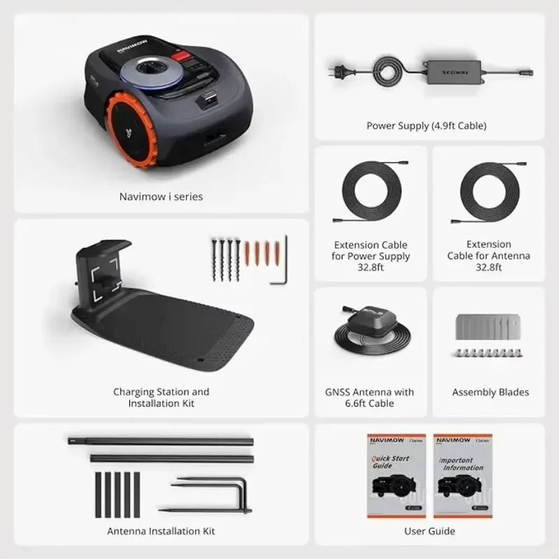 Segway I110N Robotic Lawn Mower With AI Mapping Vision