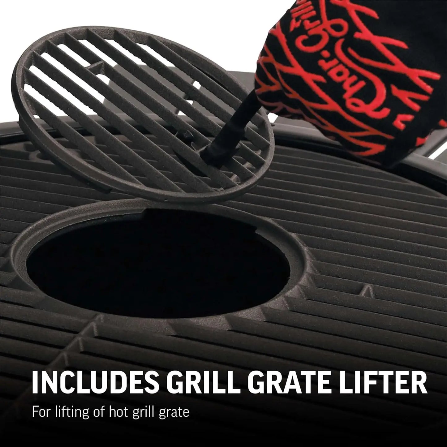 XMSJ Portable Kamado Grill And Smoker With Cast Iron Grates