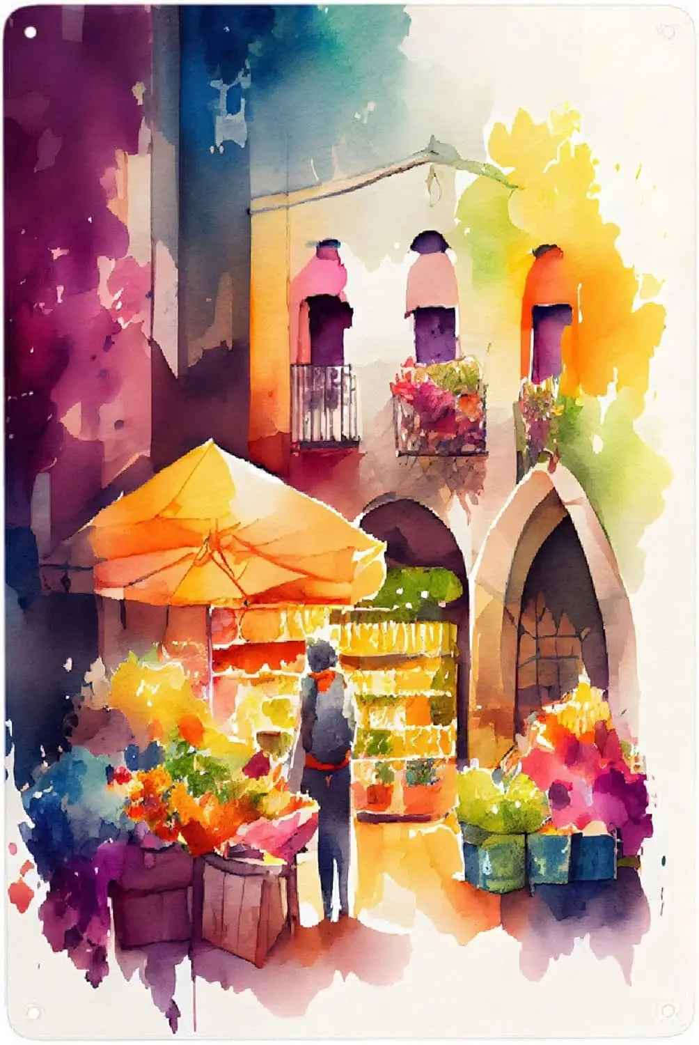 Clear Picture Flower Metal Poster Aluminum Wall Art