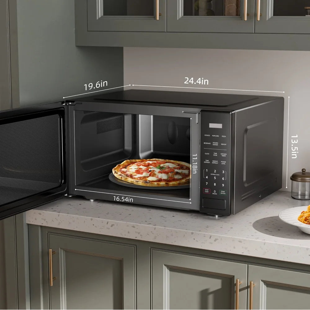 XMSJ Countertop Microwave Oven 1200W With Child Safety Lock