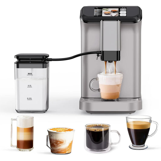 Adoolla 20 Bar Touch Screen Espresso Machine With Grinder