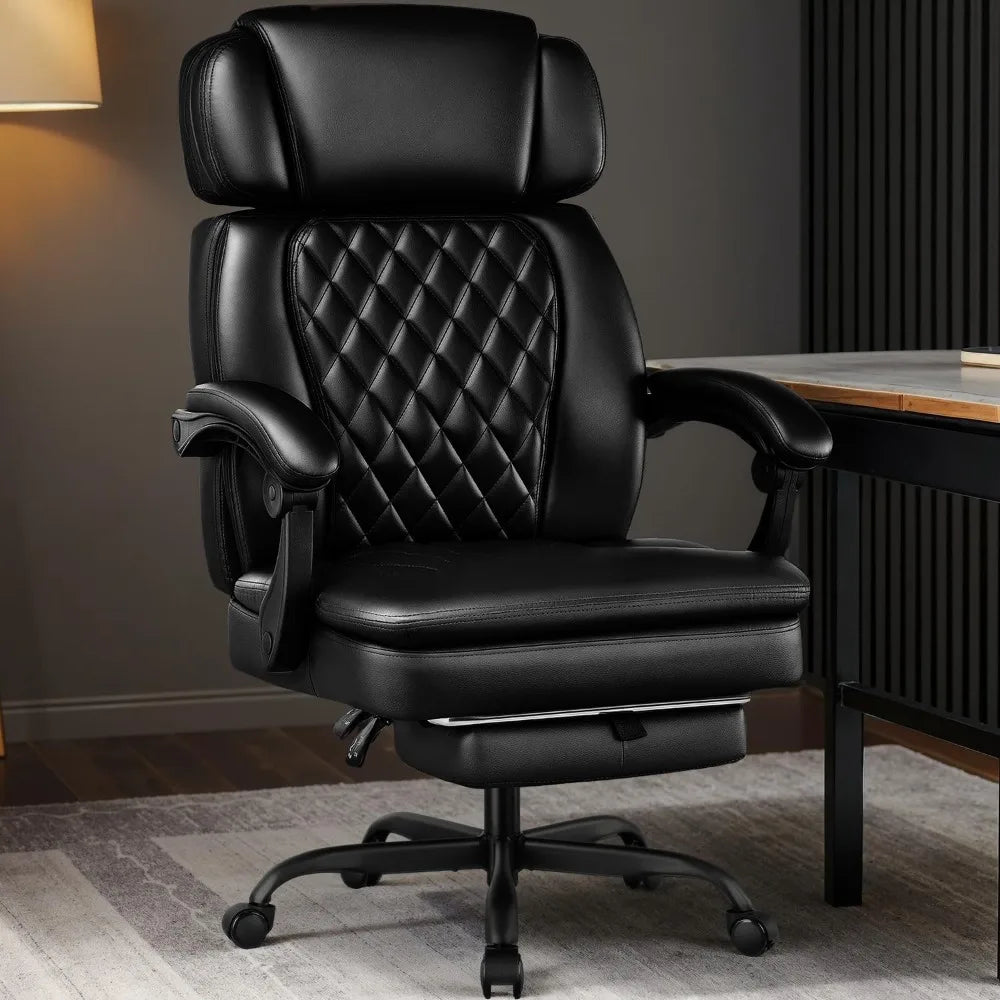 Guangbai Executive Office Chair Footrest Big And Tall