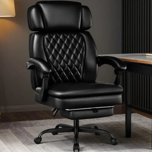 Guangbai Executive Office Chair Footrest Big And Tall