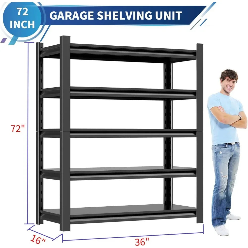 Garage Shelving Unit Heavy Duty Adjustable Metal Rack